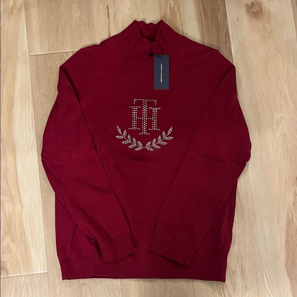 Tommy Hilfiger Women’s Turtleneck Sweater in Rich Red